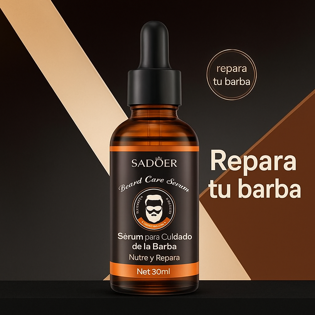 Cortapelo con sérum para el cuidado de la barba de regalo